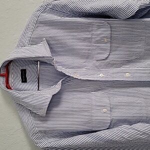 Proper Cloth Blue-White Striped Men's Shirt Never Used XL